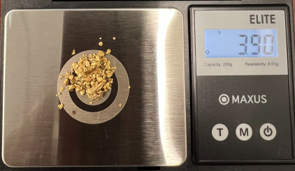 3.90 Grams of Gold Nugget