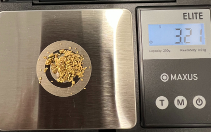 3.21 Grams of Gold Nugget