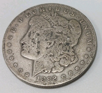 1892 Morgan Silver Dollar