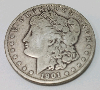 1901 Morgan Silver Dollar