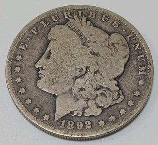 1892 Morgan Silver Dollar