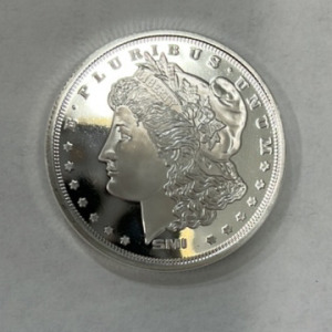 One Troy Ounce .999 Fine Silver Bullion Round