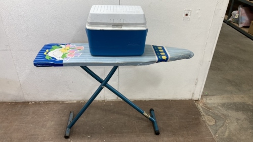 Rubbermaid Cooler And Ironing Board