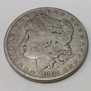 1881 Morgan Silver Dollar