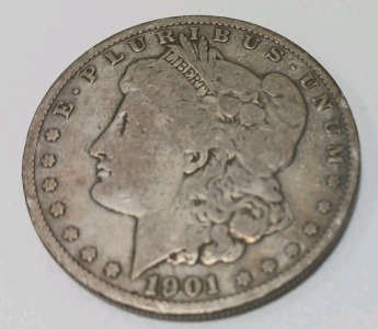1901 Morgan Silver Dollar