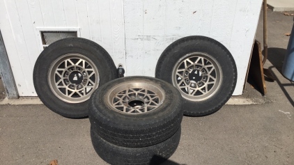 Set of (4) Tires and Wheels