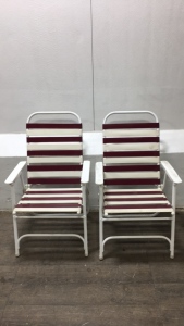 (2) Folding Patio Chairs