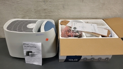 Working Honeywell Mist Humidifier with New Harbor Breeze Lansing Ceiling Fan
