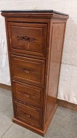 Granite Top Rosewood File Cabinet