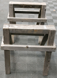 Wooden Sawhorses