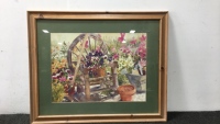 Framed Flower Picture