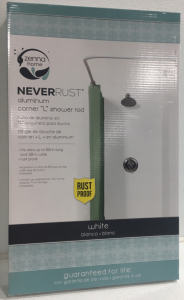 Neverrust Aluminum Corner L Shower Rod