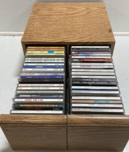 CD Storage Box W/ (40) CDs