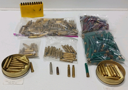 Empty Brass Rounds And Cartridges