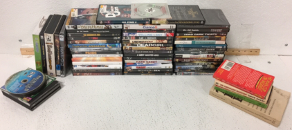 DVDs, Pc Games, Books