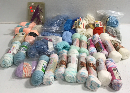 Lots Of Yarn And Yarn And Accessories