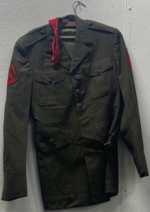 Vintage Usmc Us Marine Corps Wool Uniform Sergeant Excellent