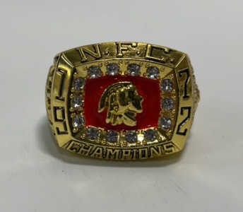 (1) NFL 1972 Washington Redskins Super Bowl Championship Ring Named To George Allen