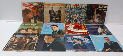 (12) Vinyl Records Including Willie Nelson And The Beatles