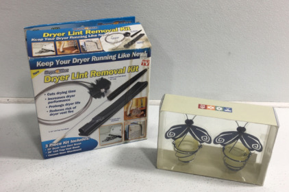 Dryer Lint Removal Kit, Firefly Hanging Tealight Holders