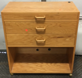 Rolling 2 Drawer Cabinet