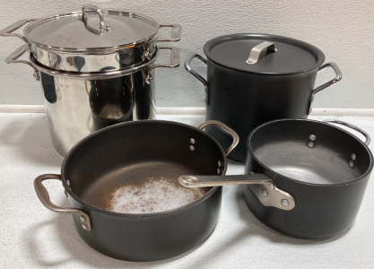 All-Clad Perforated Multi-Pot, Commercial Aluminum Company: Saucepan, Pot, Stock Pot W/ Lid