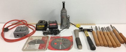 Pro 6 Ton Jack-DeWalt Charger-Troy-Bilt Charger (8) Craftsman Shaver’s And More