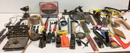 Soldering Kit-Hammers-Saws Tapes And Much More