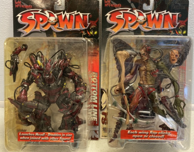 McFarlane Spawn Action Figures: Bottom Line, Re-Animated Spawn