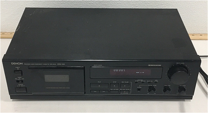 Denon Precision Stereo Single Cassette Tape player Recorder