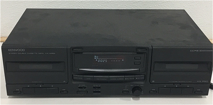 Kenwood HX Pro Series Stereo Double Cassette Tape player Recorder