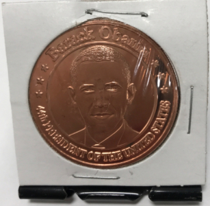 Barack Obama 1oz AVDP .999 Copper Coin