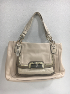 Authentic Beige Coach Purse