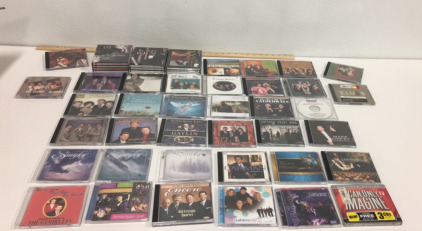 (50) Contemporary Christian And Family and Children Music CDs
