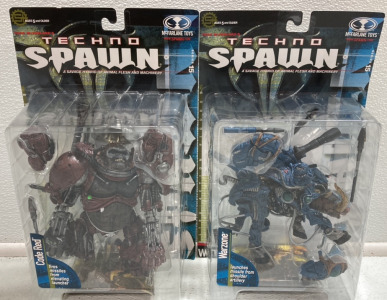 McFarlane Techno Spawn Action Figures: Code Red, Warzone