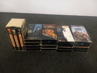 Lot Of 19 VHS Movies Westerns, Scarface, John Wayne And More