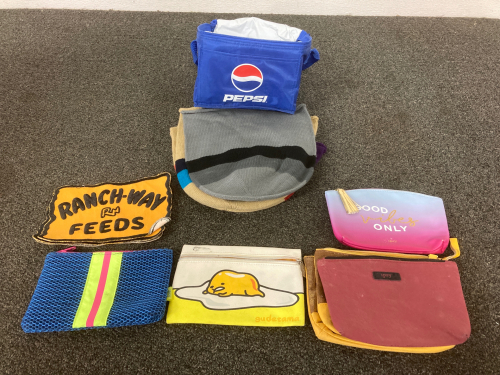 Pepsi Case Of Snow Hats And Change Bags