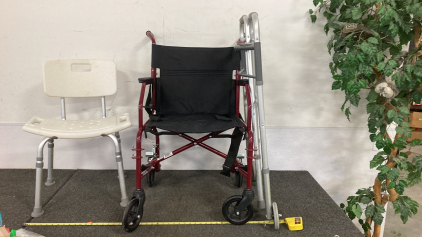 Wheelchair, Walker, and Shower Chair