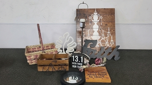 Working Lamp, Wall Decor, and More