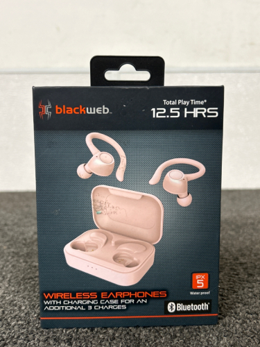 BlackWeb Wireless Earphones with Charging Case