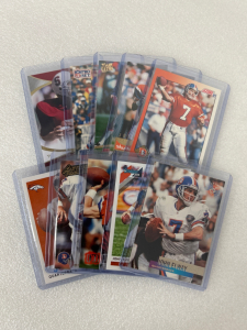 (10) John Elway Football Cards