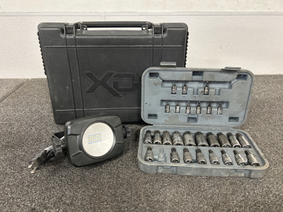 Small Shop Light (Works), Blue Point Sockets and Empty XDM Case