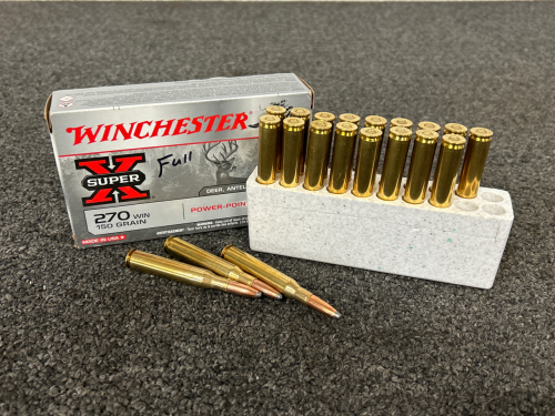 Box of Winchester 270 Win 150 Gr. Power Point