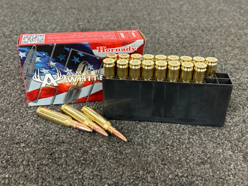 Box of American Whitetail 6.5 Creedmoor 129 Gr. Interlock