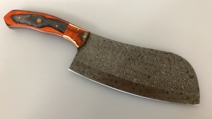 Full Tang Damascus Cleaver