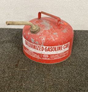 Galvanized Gas Can