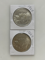 1925 and 1926-S Peace Dollars