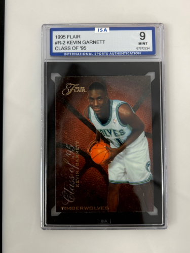 1995 Flair Kevin Garnett Graded Card