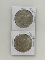 1922-D and 1922-S Peace Dollars