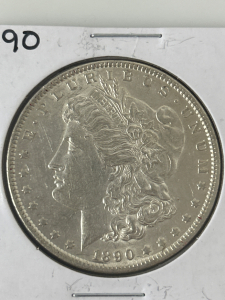 1890 Morgan Silver Dollar